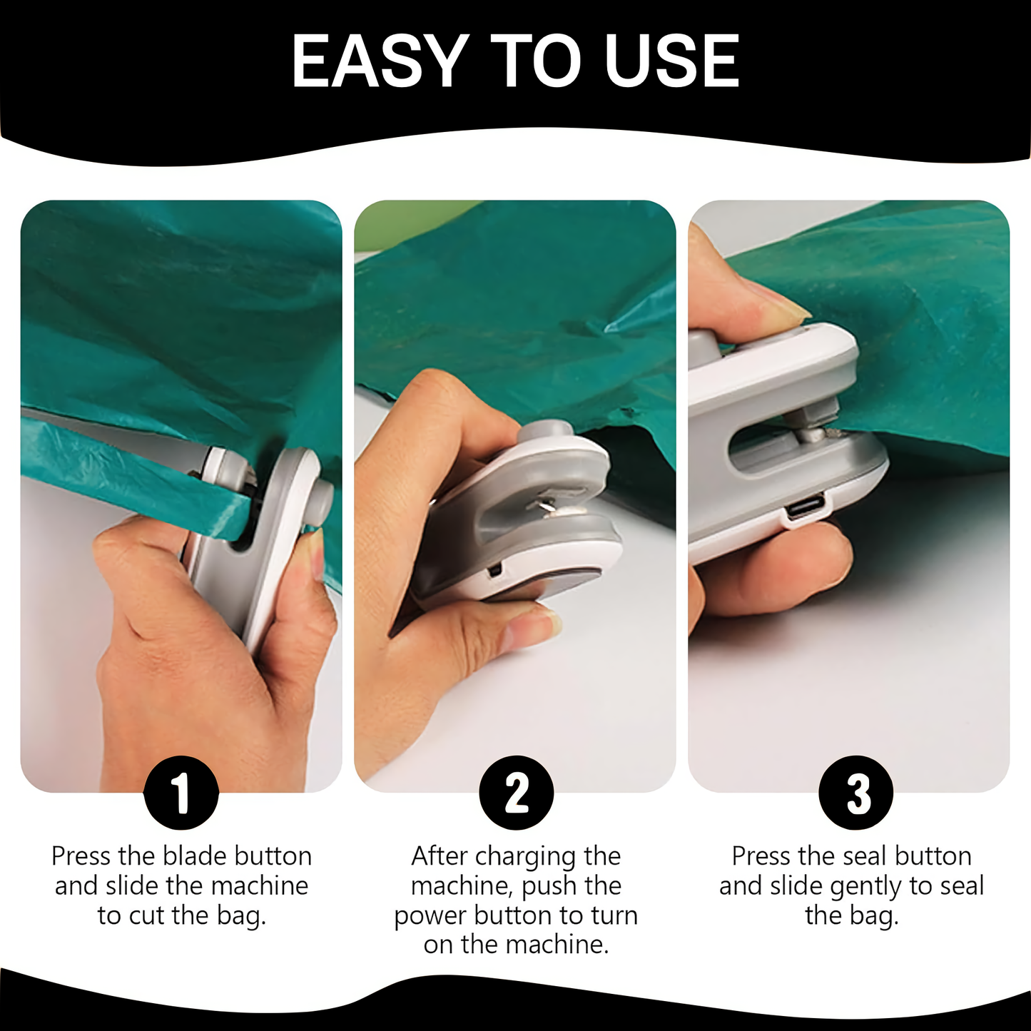 2-in-1 Mini Bag Sealer