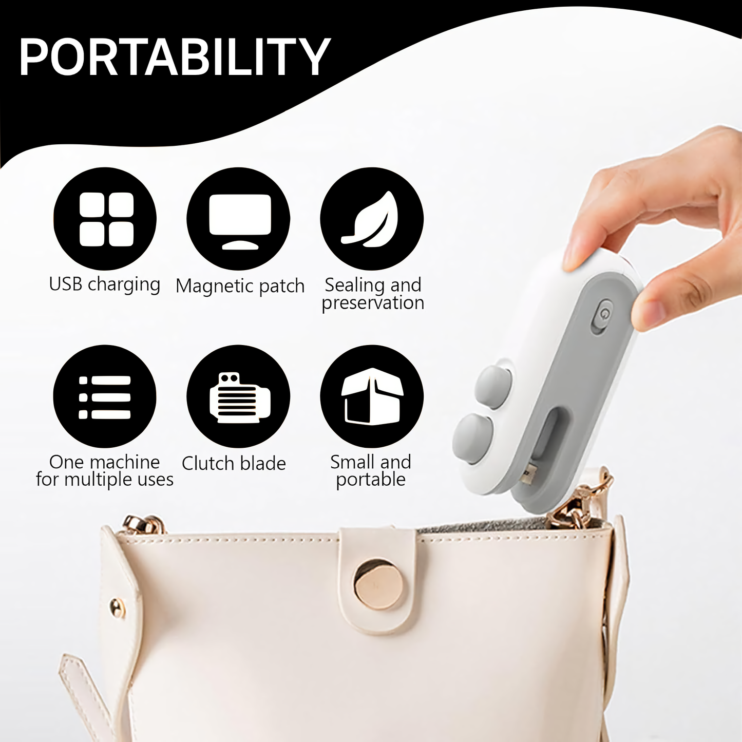 2-in-1 Mini Bag Sealer