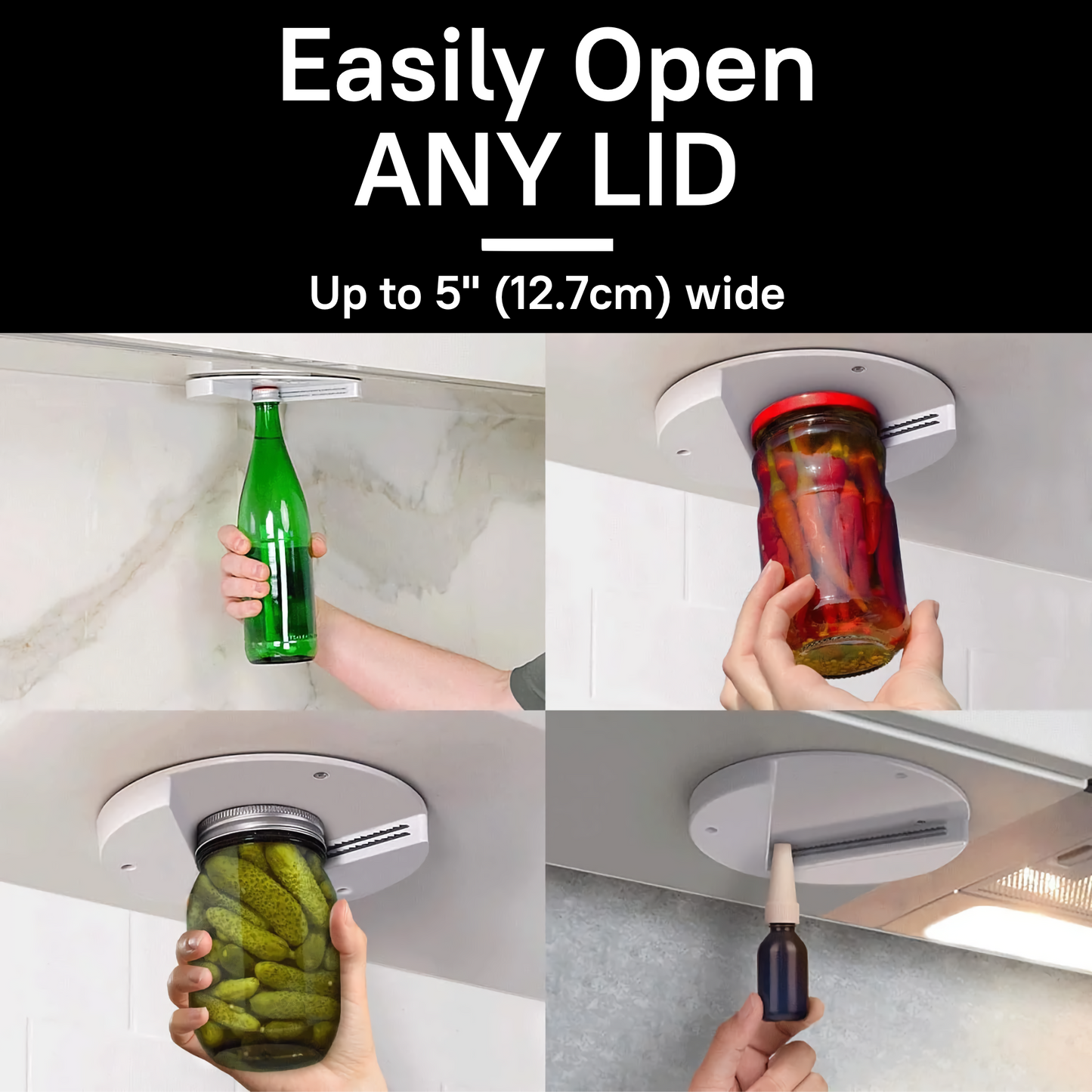 Under-Cabinet Jar Opener