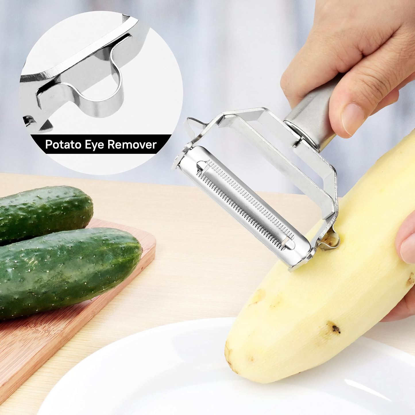 Kitchable 3-in-1 Vegetable Peeler
