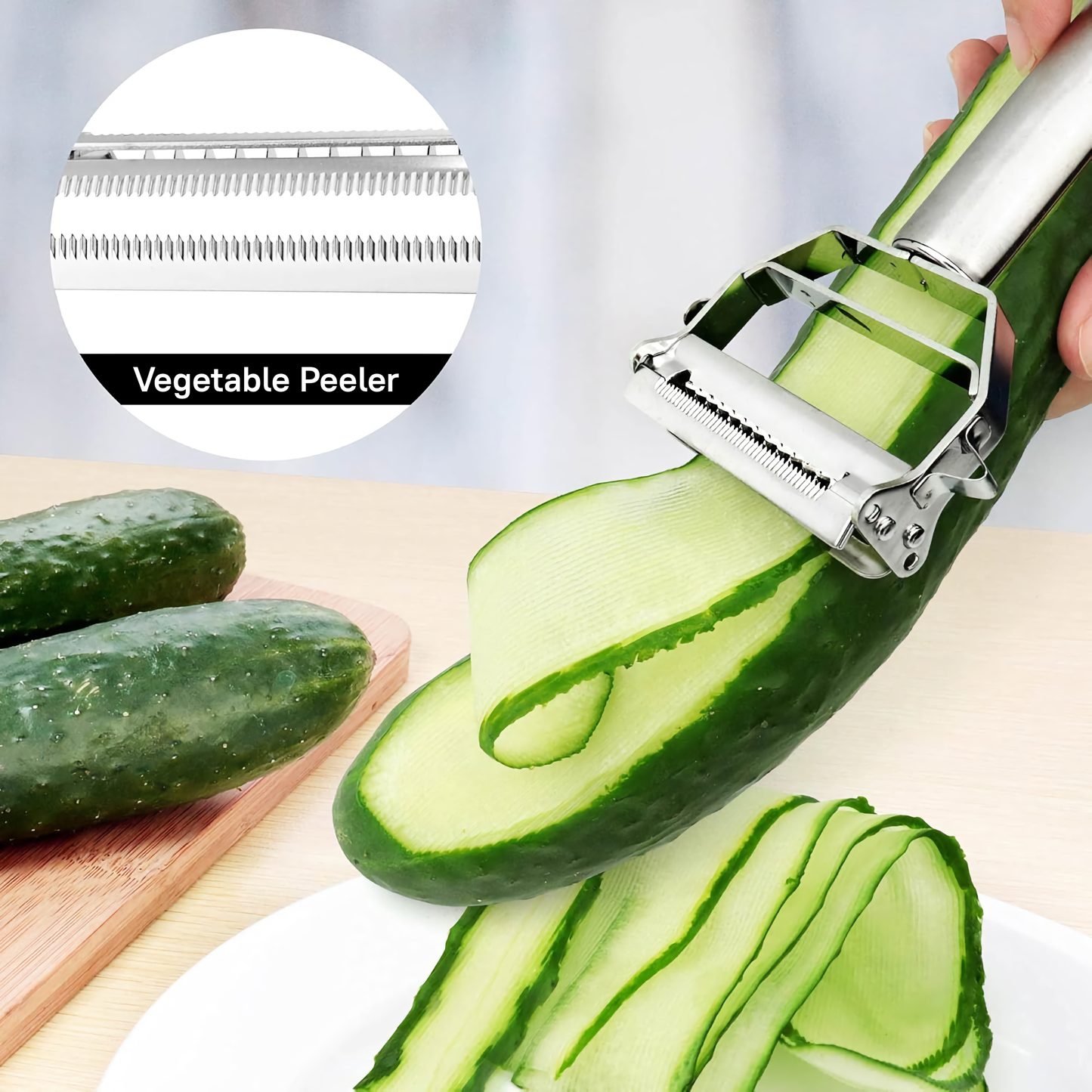 Kitchable 3-in-1 Vegetable Peeler