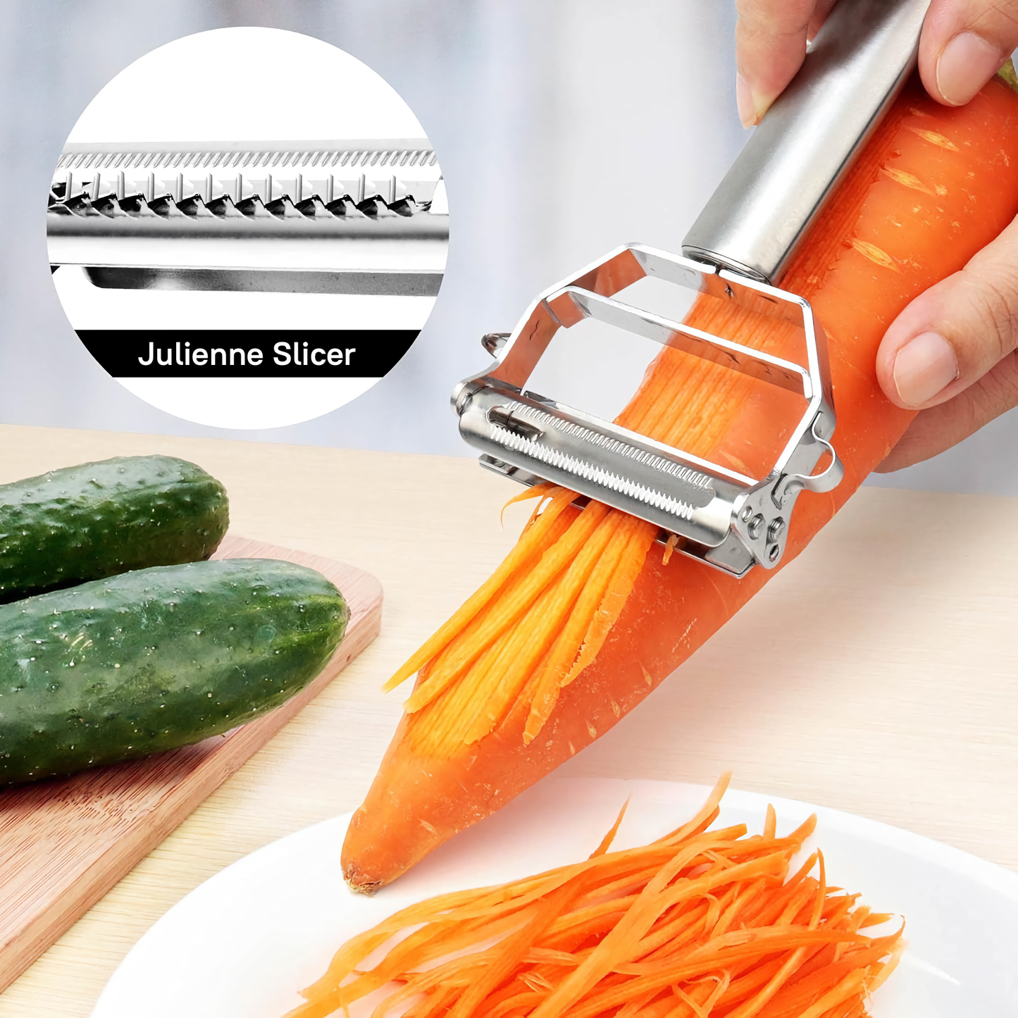 Kitchable 3-in-1 Vegetable Peeler